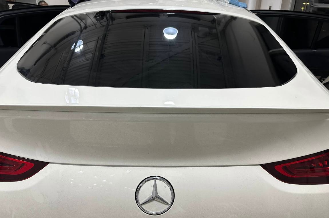 Mercedes rear window tint